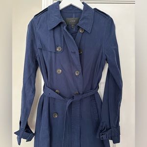 J.Crew Navy Trench Coat